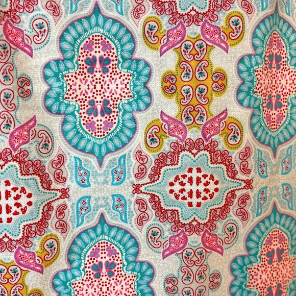 Talbots Womens Knee Length Pencil Skirt Elastic side Sz 14P Preppy Spring Resort - Picture 2 of 13